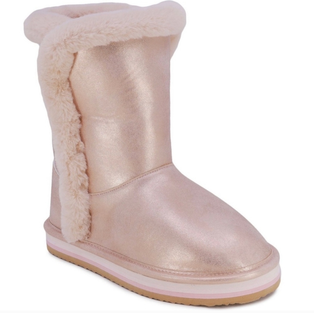 Sugar Little Girls Milhoja Cozy Shearling Boots Size 9 Toddler
